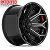 4Play Wheels 4p80r-22100-8650-24bbt | 4PLAY Wheel 22x10 4P80R Brushed Black Rim Chevrolet C3500 1988-2000; 1988-2000 Alternate Image 2