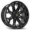 4Play Wheels 4p83-22100-5d55-18bbt | 4PLAY Wheel 22 4PLAY GEN3 Wheel 4P83 Brushed Black 22x10 Ram Rebel 1500 5 Lug 2015-2018; 2015-2018 Alternate Image 2