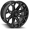 4Play Wheels 4p83-22100-6d55-18bbt | 4PLAY Wheel 22 4PLAY GEN3 Wheel 4P83 Brushed Black 22x10 Lexus LX6000 2022; 2022-2022 Alternate Image 2