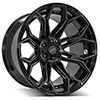 4Play Wheels 4p83-22120-5d55-44bbt | 4PLAY Wheel 22 4PLAY GEN3 Wheel 4P83 Brushed Black 22x12 Jeep Grand Cherokee 1999-2022; 1999-2022 Alternate Image 2