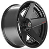 4Play Wheels 4pf5-22100-6d55-18b1-b | 4PLAY Wheel 22x10 4PF5 Gloss Black Barrel with Matte Center Rim Nissan Titan 2008-2022; 2008-2022 Alternate Image 1