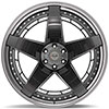 4Play Wheels 4pf5-24140-6d55-76bg-p | 4PLAY Wheel 24x14 4PF5 Polished Barrel with Tinted Clear Center Rim Toyota 4Runner 1996-2022; 1996-2022 Alternate Image 2