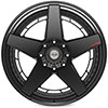 4Play Wheels 4pf5-24140-8650-76b1-b | 4PLAY Wheel 24x14 4PF5 Gloss Black Barrel with Matte Center Rim Chevrolet Suburban 2500 1989-2013; 1989-2013 Alternate Image 2