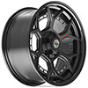 4Play Wheels 4pf6-20090-5d55-0b1-b | 4PLAY Wheel 20x9 4PF6 Gloss Black Barrel with Matte Center Rim Jeep Grand Cherokee 1999-2022; 1999-2022 Alternate Image 1