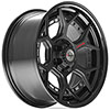 4Play Wheels 4pf6-20090-6d55-0b1-b | 4PLAY Wheel 20x9 4PF6 Gloss Black Barrel with Matte Center Rim Chevrolet Tahoe 1995-2022; 1995-2022 Alternate Image 1