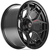 4Play Wheels 4pf6-22100-5d55-18b1-b | 4PLAY Wheel 22x10 4PF6 Gloss Black Barrel with Matte Center Rim Jeep Grand Cherokee 1999-2022; 1999-2022 Alternate Image 1