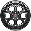 4Play Wheels 4pf6-22100-5d55-18b1-b | 4PLAY Wheel 22x10 4PF6 Gloss Black Barrel with Matte Center Rim Jeep Grand Cherokee 1999-2022; 1999-2022 Alternate Image 2