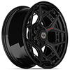 4Play Wheels 4pf6-22100-8170-18b1-b | 4PLAY Wheel 22x10 4PF6 Gloss Black Barrel with Matte Center Rim Ford Excursion 2000-2005; 2000-2005 Alternate Image 2