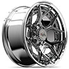 4Play Wheels 4pf6-22100-8170-18bg-p | 4PLAY Wheel 22x10 4PF6 Polished Barrel with Tinted Clear Center Rim Ford Excursion 2000-2005; 2000-2005 Alternate Image 2