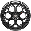 4Play Wheels 4pf6-24140-5d55-76b1-b | 4PLAY Wheel 24x14 4PF6 Gloss Black Barrel with Matte Center Rim Chevrolet Tahoe (2WD only) 1995-1999; 1995-1999 Alternate Image 2