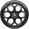 4Play Wheels 4pf6-24140-6d55-76b1-b | 4PLAY Wheel 24x14 4PF6 Gloss Black Barrel with Matte Center Rim Chevrolet Tahoe 1995-2022; 1995-2022 Alternate Image 2