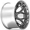 4Play Wheels 4pf6-24140-6d55-76bg-p | 4PLAY Wheel 24x14 4PF6 Polished Barrel with Tinted Clear Center Rim Toyota 4Runner 1996-2022; 1996-2022 Alternate Image 1