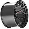 4Play Wheels 4pf6-24140-8650-76b1-b | 4PLAY Wheel 24x14 4PF6 Gloss Black Barrel with Matte Center Rim Hummer H1 1992-2006; 1992-2006 Alternate Image 1