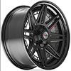 4Play Wheels 4pf8-20090-5d55-0b1-b | 4PLAY Wheel 20x9 4PF8 Gloss Black Barrel with Matte Center Rim Jeep Wrangler 2007-2022; 2007-2022 Alternate Image 1