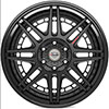 4Play Wheels 4pf8-20090-6d55-0b1-b | 4PLAY Wheel 20x9 4PF8 Gloss Black Barrel with Matte Center Rim Chevrolet Tahoe 1995-2022; 1995-2022 Alternate Image 2