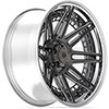 4Play Wheels 4pf8-22100-5d55-18bg-p | 4PLAY Wheel 22x10 4PF8 Polished Barrel with Tinted Clear Center Rim Jeep Grand Cherokee 1999-2022; 1999-2022 Alternate Image 1