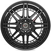 4Play Wheels 4pf8-22100-6d55-18b1-b | 4PLAY Wheel 22x10 4PF8 Gloss Black Barrel with Matte Center Rim Chevrolet Tahoe 1995-2022; 1995-2022 Alternate Image 2