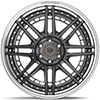 4Play Wheels 4pf8-22100-6d55-18bg-p | 4PLAY Wheel 22x10 4PF8 Polished Barrel with Tinted Clear Center Rim Nissan Titan 2008-2022; 2008-2022 Alternate Image 2