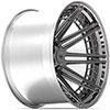 4Play Wheels 4pf8-24140-6d55-76bg-p | 4PLAY Wheel 24x14 4PF8 Polished Barrel with Tinted Clear Center Rim Nissan Titan 2008-2022; 2008-2022 Alternate Image 1