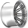 4Play Wheels 4pf8-24140-8650-76bg-p | 4PLAY Wheel 24x14 4PF8 Polished Barrel with Tinted Clear Center Rim Hummer H1 1992-2006; 1992-2006 Alternate Image 1