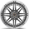 4Play Wheels 4pf8-24140-8650-76bg-p | 4PLAY Wheel 24x14 4PF8 Polished Barrel with Tinted Clear Center Rim Hummer H1 1992-2006; 1992-2006 Alternate Image 2