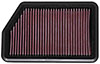 K&N Engineering 332451 | K&N 10-11 Hyndai Tucson 2.0/2.4L Drop In Air Filter; 2010-2011 Alternate Image 1