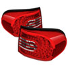 SPYDER 5070593 | xTune Toyota FJ Cruiser LED Tail Lights - Red/Clear; 2007-2011 Alternate Image 1