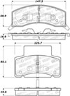 Stoptech 308.04590 | StopTech Street Brake Pads Chevrolet C3500 DRW, Front; 1990-2000 Alternate Image 1