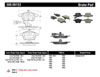 Stoptech 309.09153 | StopTech Sport Brake Pads Volkswagen CC, Front; 2010-2011 Alternate Image 8