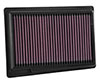 K&N Engineering 333087 | K&N 15-18 Fiat Tipo L4-1.4L Drop In Air Filter Alternate Image 2