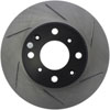 Stoptech 126.40023SL | StopTech Honda CRX Sport Slotted Brake Rotor, Front Left; 1990-1991 Alternate Image 2