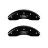 MGP 10229SSPOBK | 4 Caliper Covers Engraved Front & Rear SPORT Black finish silver ch; 2019-2019 Alternate Image 6