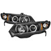 SPYDER 5010780 | Spyder Honda Civic 2Dr Halo Projector Headlights - Black - (PRO-YD-HC06-2D-HL-BK); 2006-2008 Alternate Image 3