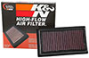 K&N Engineering 335060 | K&N 2017 Subaru BRZ H4-2.0L F/I Replacement Drop In Air Filter; 2017-2017 Alternate Image 5