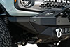 DV8 Offroad fbbr02 | 2021+ Ford Bronco Modular Front Bumper Winch Capable w/ Auxiliary Light Mounts; 2021-2023 Alternate Image 1