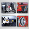 Rugged Ridge 12495.02 | Euro Guard Light Kit 97-06 Jeep Wrangler TJ; 1997-2006 Alternate Image 1