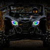 Oracle Lighting 1275-332 | Oracle 17-21 Can-Am Maverick X3 Dynamic RGB+W Headlight Halo Kit - ColorSHIFT - Dynamic; 2017-2021 Alternate Image 4