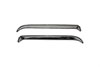 AVS 12688 | 80-96 Ford Bronco (Installs w/Tape) Ventshade Window Deflectors 2pc - Stainless; 1980-1996 Alternate Image 1