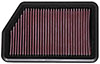 K&N Engineering 332451 | K&N 10-11 Hyndai Tucson 2.0/2.4L Drop In Air Filter; 2010-2011 Alternate Image 2