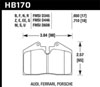 Hawk Performance HB170G.650 | Hawk 79-99 Porsche 911 / 86-95 Porsche 928 / 86-94 Porsche 944 Turbo DTC-60 Race Rear Brake Pads; 1979-1999 Alternate Image 2