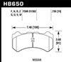 Hawk Performance HB650Q.730 | Hawk DTC-80 09-11 Nissan GT-R Motorsports Front Brake Pads; 1980-2009 Alternate Image 3