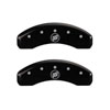 MGP 49002SBSHBK | 4 Caliper Covers Engraved Front Buick Engraved Rear Buick Shield Black finish silver ch; 2006-2010 Alternate Image 2