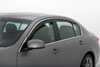 AVS 794004 | 07-10 Infiniti G35 Ventvisor Low Profile Deflectors 4pc - Smoke w/Chrome Trim; 2007-2010 Alternate Image 3