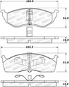 Stoptech 308.06420 | StopTech Street Brake Pads Dodge Neon, Front; 1995-2005 Alternate Image 1