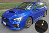 Rally Armor mf32-ur-blk/bl | 15+ Subaru WRX & STi Sedan Only UR Black Mud Flap w/ Blue Logo; 2015-2021 Alternate Image 3