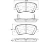 Stoptech 308.15430 | StopTech Street Brake Pads Kia Soul, Front; 2010-2010 Alternate Image 2