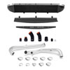 Mishimoto mmint-fist-14kpbk | 2014-2016 Ford Fiesta ST 1.6L Front Mount Intercooler (Black) Kit w/ Pipes (Silver); 2014-2016 Alternate Image 2