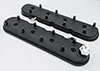 Granatelli Motor Sports 640367 | Granatelli 96-22 GM LS Standard Hieght Valve Cover w/Angled Coil Mount - Blk Wrinkle (Pair); 1996-2022 Alternate Image 2