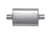 Gibson bm0106 | MWA Superflow Center/Center Oval Muffler - 4x9x14in/2.25in Inlet/2.25in Outlet - Stainless Alternate Image 1