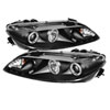 SPYDER 5042538 | Spyder Mazda 6 With Fog Lights Halo DRL LED Projector Headlights - Black - (PRO-YD-M603-FOG-DRL-BK); 2003-2005 Alternate Image 2